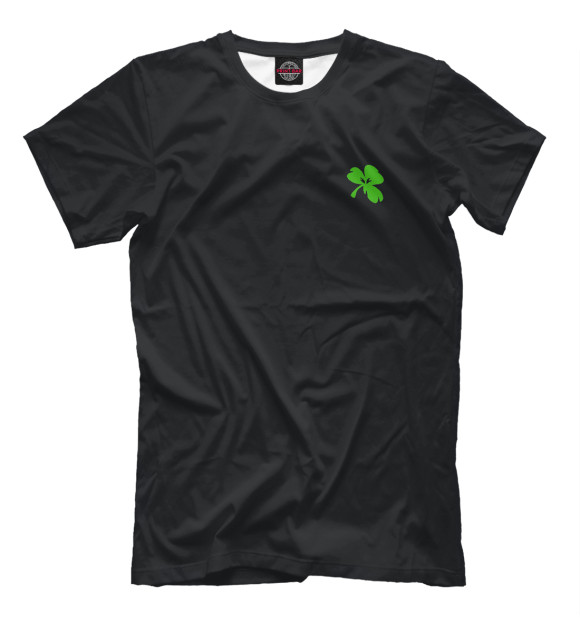Мужская футболка с изображением IRELAND цвета Черный