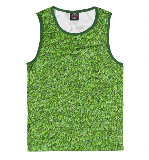 Майка для мальчика с изображением Травка цвета Белый