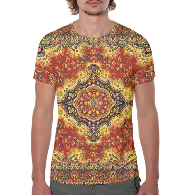 Мужская футболка с изображением Эзотерика цвета Белый