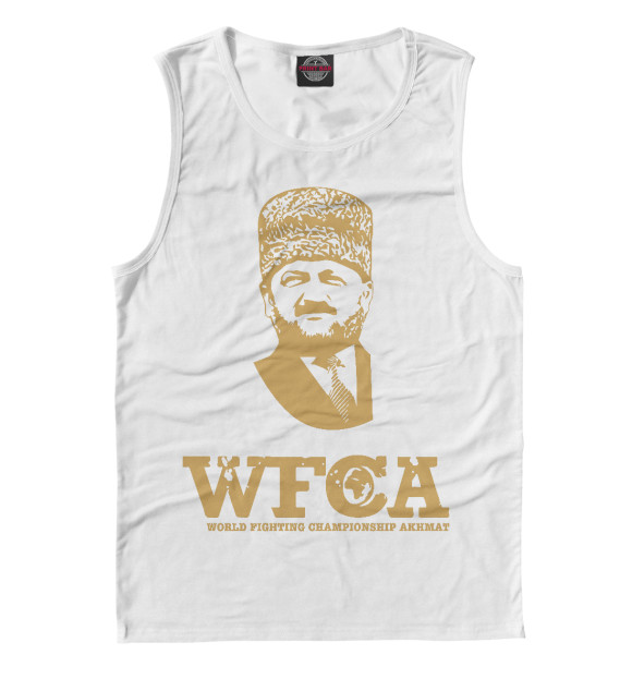Майка для мальчика с изображением WFCA Federation White цвета Белый