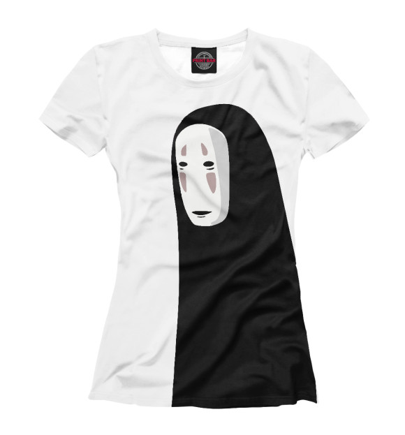 Женская футболка с изображением Унесенные призраками цвета Белый