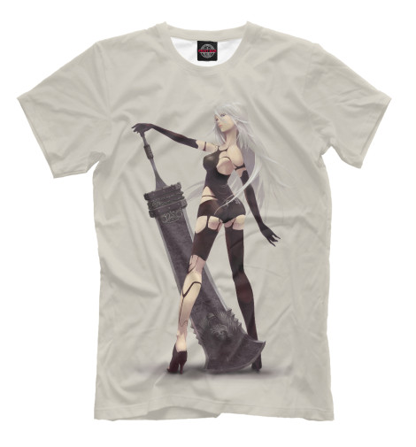 

Футболки Print Bar, Бежевый, Nier
