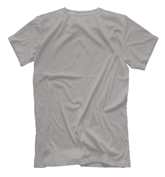 Мужская футболка с изображением Кот в кармане цвета Белый