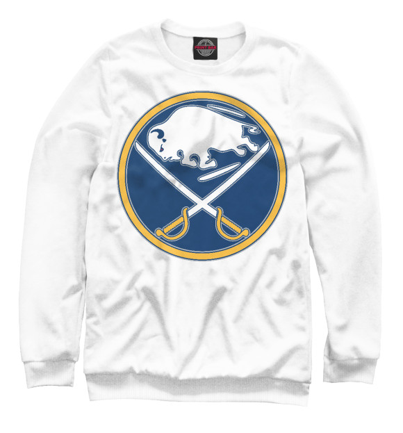 Свитшот для девочек с изображением Buffalo Sabres цвета Белый