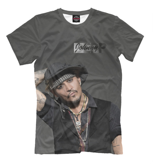 Футболка для мальчиков с изображением Johnny цвета Белый
