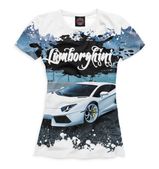 Футболка для девочек Lamborghini