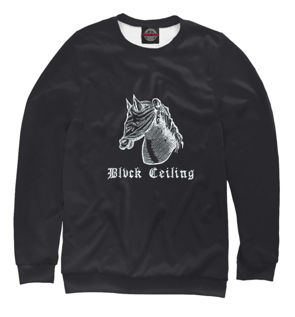 Свитшот для мальчиков с изображением black ceiling цвета Белый