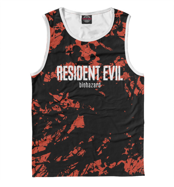 Майка для мальчика с изображением Resident Evil цвета Белый