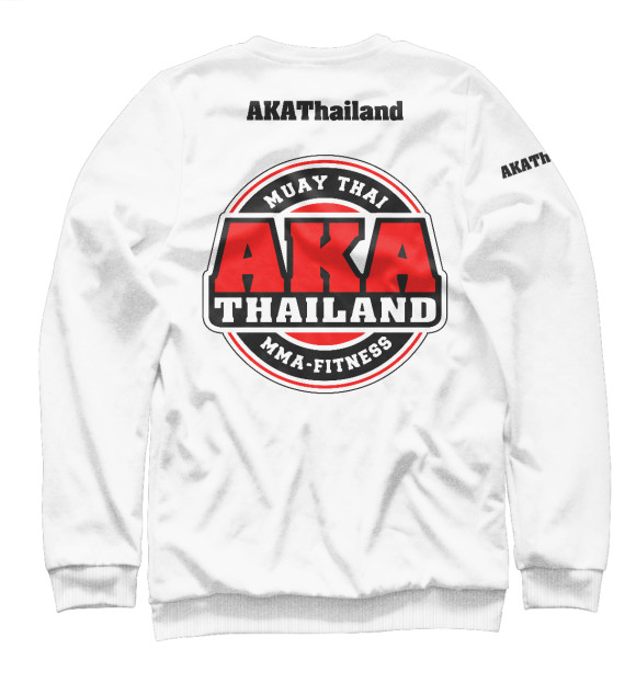 Мужской свитшот с изображением AKA Thailand цвета Белый