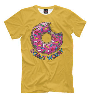 Мужская футболка Donut Worry