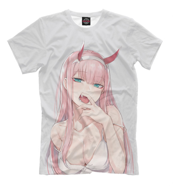 Футболка для мальчиков с изображением Ahegao цвета Бежевый