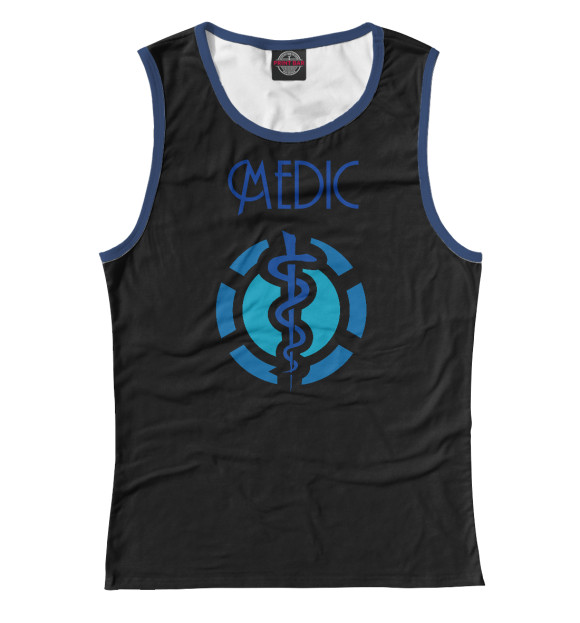Майка для девочки с изображением Medic цвета Белый