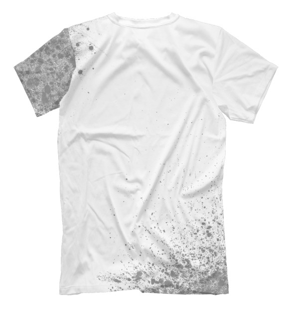 Мужская футболка с изображением Я же Артур (брызги) цвета Белый