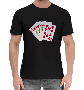 Хлопковая футболка для мальчиков Покер