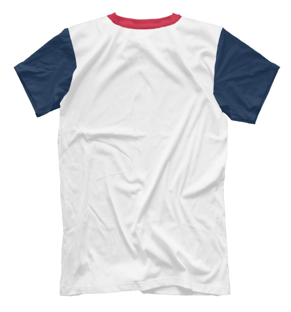 Мужская футболка с изображением Коламбус Блю Джекетс (форма) цвета Белый