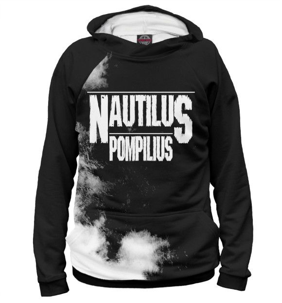 Женское худи с изображением Nautilus Pompilius цвета Белый