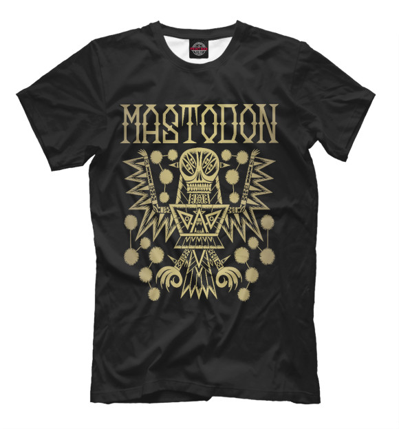 Футболка для мальчиков с изображением Mastodon цвета Черный