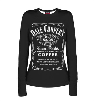 Женский лонгслив Dale Cooper Whiskey