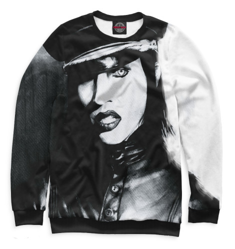 

Свитшоты Print Bar, Белый, Marilyn Manson