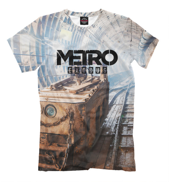 Футболка для мальчиков с изображением METRO EXODUS цвета Молочно-белый