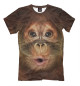 Мужская футболка Орангутанг BigFace