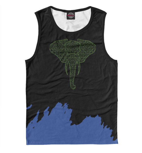 Майка для мальчика с изображением Elephant Peace Stella цвета Белый