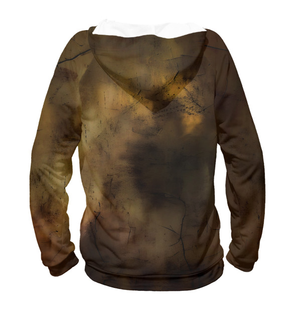 Мужское худи с изображением Североамериканский индеец цвета Белый