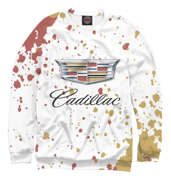 Свитшот для мальчиков с изображением Cadillac цвета Белый