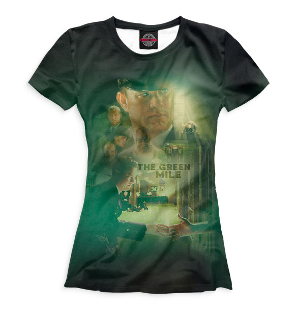 Футболка для девочек с изображением Зеленая миля цвета Белый