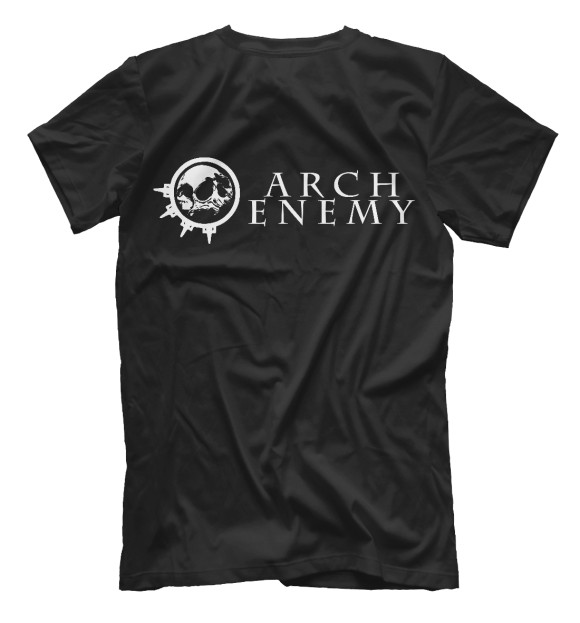 Мужская футболка с изображением Arch Enemy - Deceivers цвета Белый