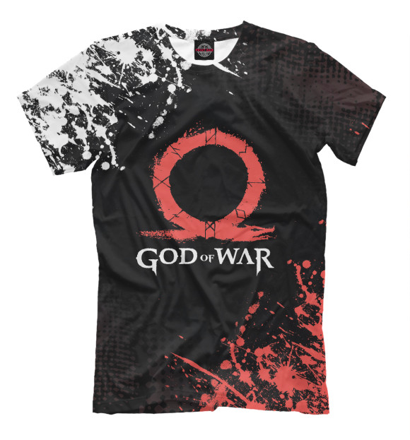 Футболка для мальчиков с изображением God of War цвета Белый