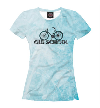 Женская футболка Old school