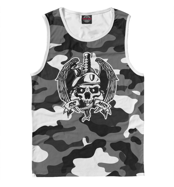 Майка для мальчика с притом Внутренние войска цвета Белый Майка для мальчика с изображением Внутренние войска цвета Белый