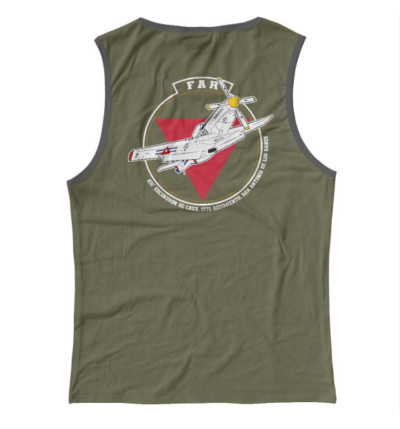 Майка для девочки с изображением FAR (Cuban Air Forces) цвета Белый