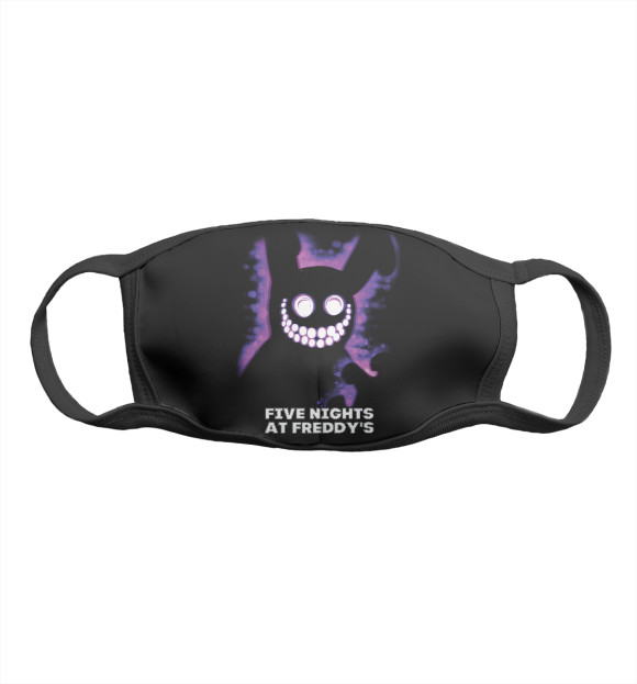Маска тканевая с изображением Five Nights at Freddy's цвета Белый