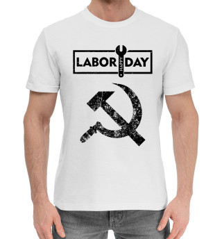 Хлопковая футболка для мальчиков День труда