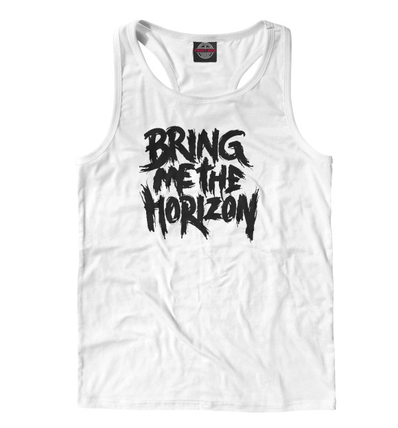 Мужская майка-борцовка с изображением Bring Me the Horizon цвета Белый