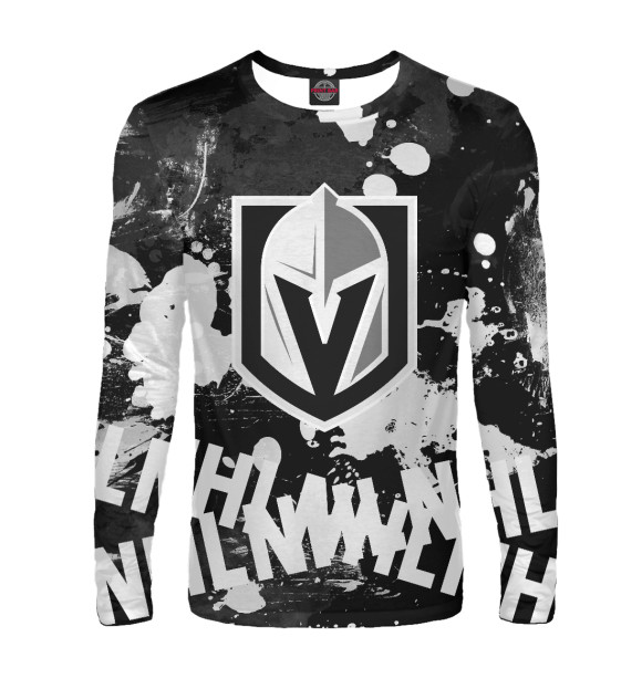 Мужской лонгслив с изображением Лос-Анджелес Кингз цвета Белый