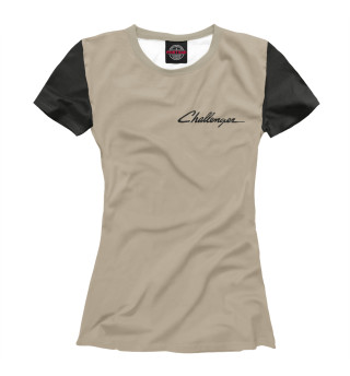 Женская футболка Dodge Challenger