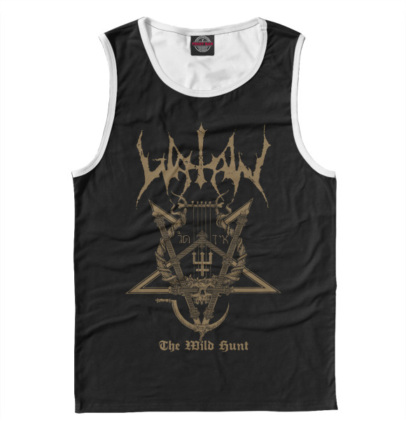 Мужская майка с изображением Watain цвета Белый