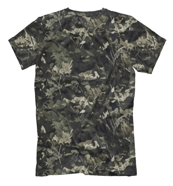 Мужская футболка с изображением Медведь солдат спецназа цвета Белый