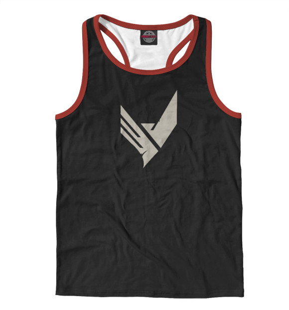 Мужская майка-борцовка с изображением Phoenix цвета Белый