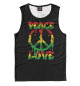 Мужская майка Peace Love