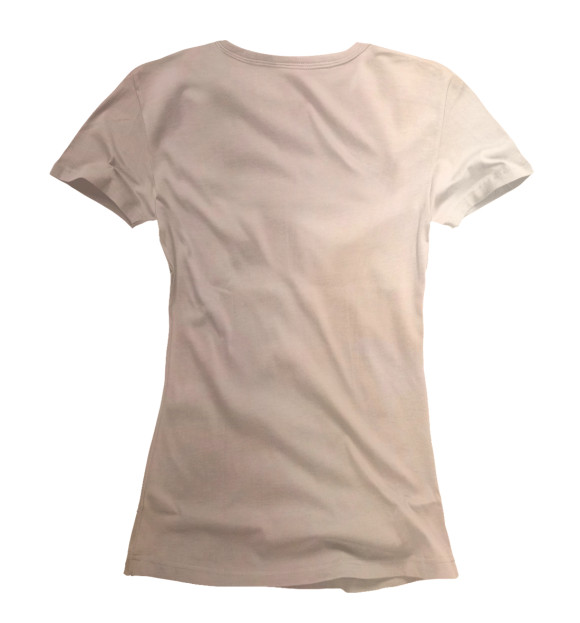 Женская футболка с изображением Zемфира цвета Белый