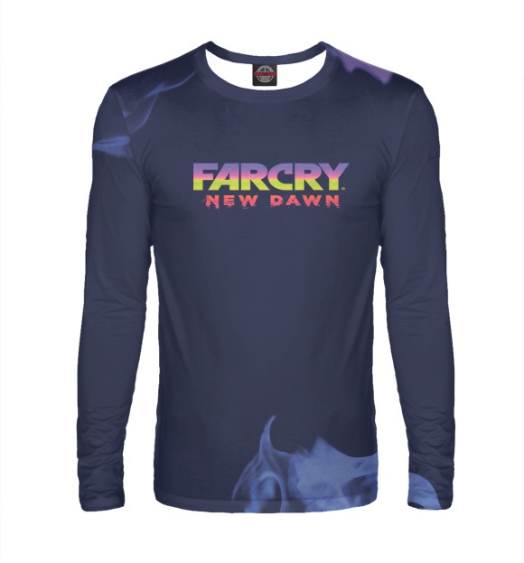 Мужской лонгслив с изображением Far Cry цвета Белый
