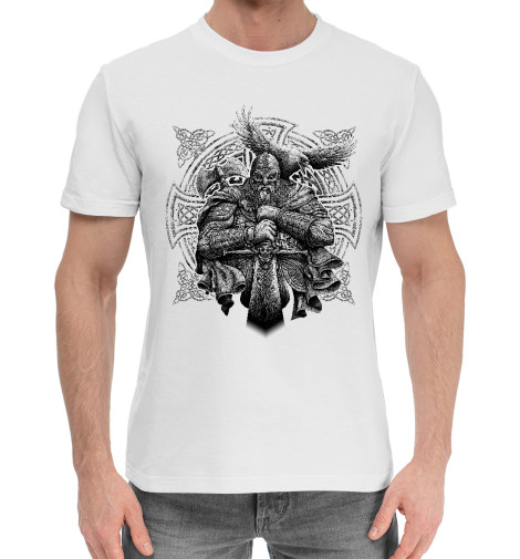 Хлопковые футболки Print Bar Воин футболки print bar славянский воин рода