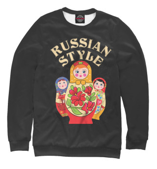 Женский свитшот Матрешки