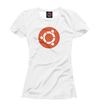 Женская футболка Ubuntu Logo