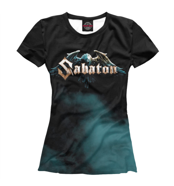 Футболка для девочек с изображением Sabaton цвета Белый
