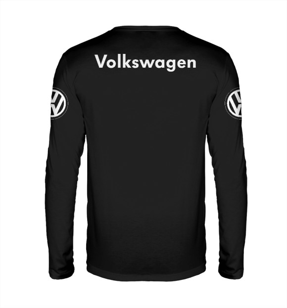 Мужской лонгслив с изображением Volkswagen цвета Белый